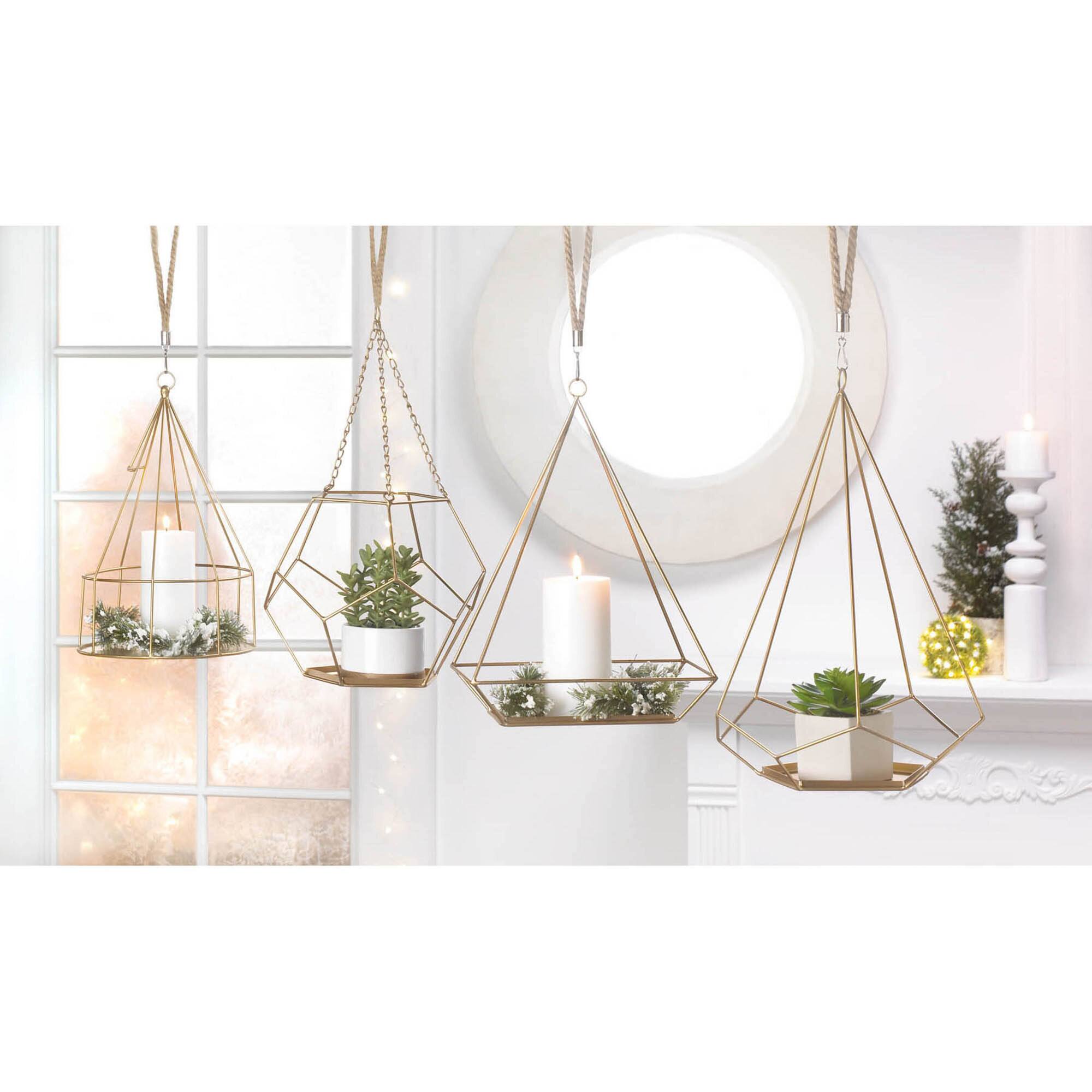 16" Prism Hanging Plant Holder